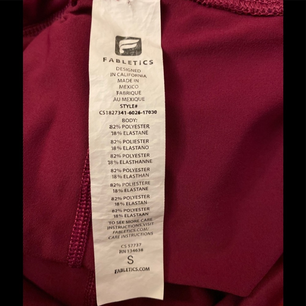 Fabletics Mid Rise Powerlite Crop Capri Pant - Picture 5 of 6